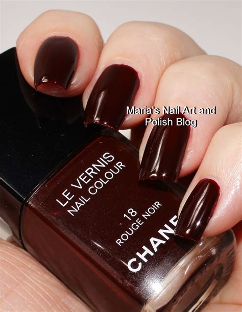 chanel rouge noir nail polish discontinued|chanel in rouge noir review.